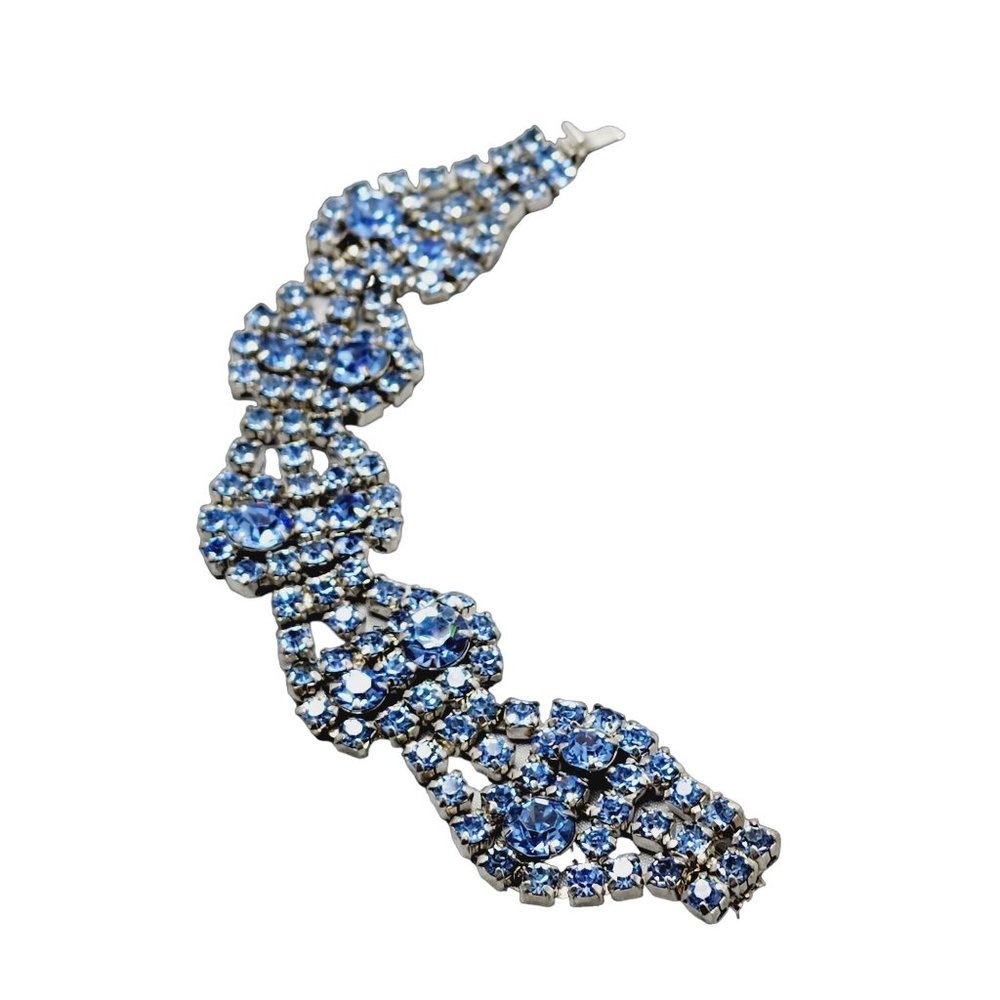Vintage Signed Kramer Rhinestone Bracelet (A1394)